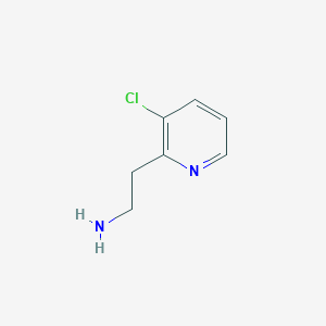 molecular formula C7H9ClN2 B14891117 2-(3-Chloropyridin-2-YL)ethan-1-amine 