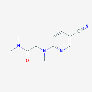 2-((5-Cyanopyridin-2-yl)(methyl)amino)-N,N-dimethylacetamide