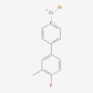 4-(4-Fluoro-3-methylphenyl)phenylZinc bromide