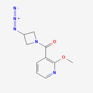 molecular formula C10H11N5O2 B1489117 (3-Azidoazetidin-1-yl)(2-methoxypyridin-3-yl)methanone CAS No. 2097952-15-1