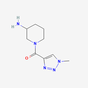 (3-aminopiperidin-1-yl)(1-methyl-1H-1,2,3-triazol-4-yl)methanone