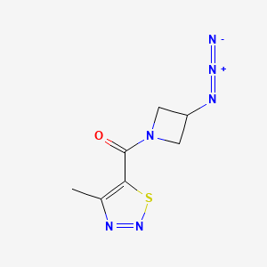 (3-Azidoazetidin-1-yl)(4-methyl-1,2,3-thiadiazol-5-yl)methanone