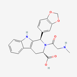 (1R,3S)-1-(Benzo[d][1,3]dioxol-5-yl)-2-(2-(methylamino)acetyl)-2,3,4,9-tetrahydro-1H-pyrido[3,4-b]indole-3-carboxylic acid