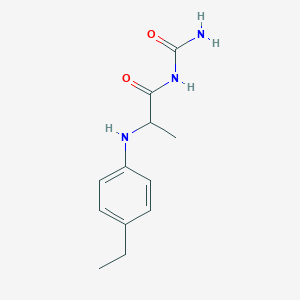 n-Carbamoyl-2-((4-ethylphenyl)amino)propanamide