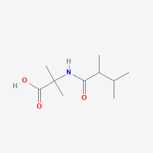 2-(2,3-Dimethylbutanamido)-2-methylpropanoic acid