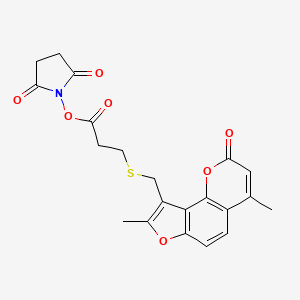 molecular formula C21H19NO7S B14891304 4,5'-Dimethylangelicin-NHS 