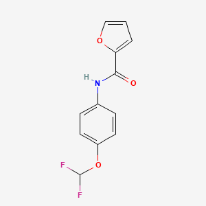 molecular formula C12H9F2NO3 B14891320 n-(4-(Difluoromethoxy)phenyl)furan-2-carboxamide 