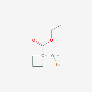 1-(Ethoxycarbonyl)cyclobutylzinc bromide, 0.50 M in Ether