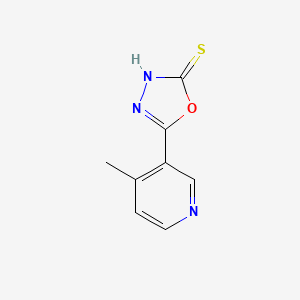 5-(4-Methylpyridin-3-yl)-1,3,4-oxadiazole-2-thiol