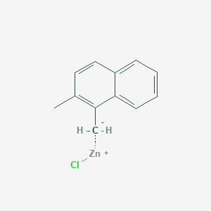 molecular formula C12H11ClZn B14891334 (2-Methyl-1-naphthyl)methylZinc chloride 