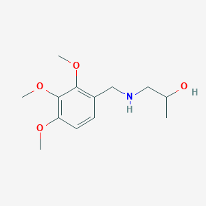 molecular formula C13H21NO4 B14891340 1-((2,3,4-Trimethoxybenzyl)amino)propan-2-ol 