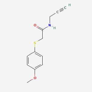 2-((4-Methoxyphenyl)thio)-N-(prop-2-yn-1-yl)acetamide