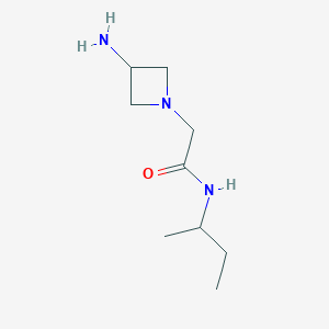 2-(3-aminoazetidin-1-yl)-N-(butan-2-yl)acetamide