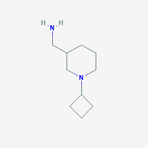 molecular formula C10H20N2 B1489139 (1-Cyclobutylpiperidin-3-yl)methanamine CAS No. 1339196-86-9