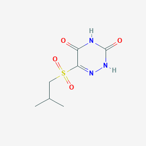 6-[(2-methylpropyl)sulfonyl]-1,2,4-triazine-3,5(2H,4H)-dione