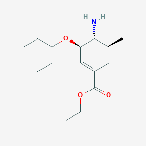 Ethyl (3R,4R,5S)-4-amino-5-methyl-3-(pentan-3-yloxy)cyclohex-1-ene-1-carboxylate