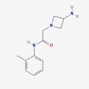 2-(3-aminoazetidin-1-yl)-N-(2-methylphenyl)acetamide