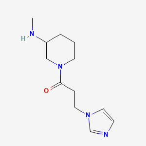 3-(1h-Imidazol-1-yl)-1-(3-(methylamino)piperidin-1-yl)propan-1-one