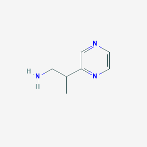2-(Pyrazin-2-yl)propan-1-amine
