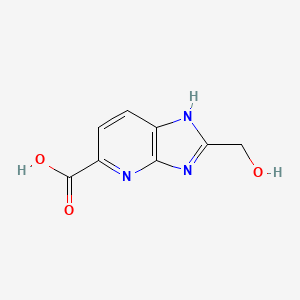 2-(Hydroxymethyl)-3H-imidazo[4,5-b]pyridine-5-carboxylic acid