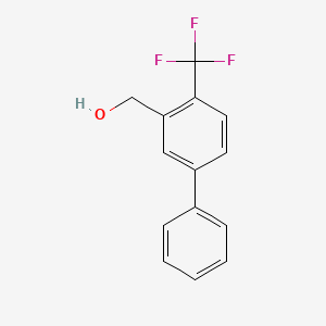 [5-Phenyl-2-(trifluoromethyl)phenyl]methanol