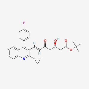 tert-Butyl (R,E)-7-(2-cyclopropyl-4-(4-fluorophenyl)quinolin-3-yl)-3-hydroxy-5-oxohept-6-enoate