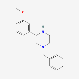 1-Benzyl-3-(3-methoxyphenyl)piperazine