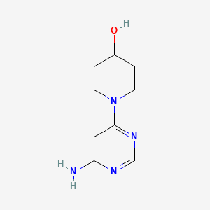 molecular formula C9H14N4O B1489164 1-(6-Aminopyrimidin-4-yl)piperidin-4-ol CAS No. 1314355-19-5