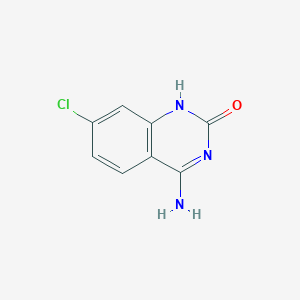 molecular formula C8H6ClN3O B14891642 4-Amino-7-chloroquinazolin-2(1H)-one 