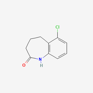 molecular formula C10H10ClNO B1489166 6-chloro-2,3,4,5-tetrahydro-1H-1-benzazepin-2-one CAS No. 269728-96-3