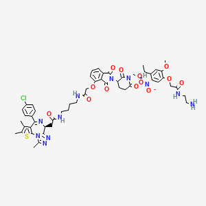 molecular formula C52H56ClN11O13S B14891679 phoBET1 