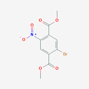 molecular formula C10H8BrNO6 B14891687 Dimethyl 2-bromo-5-nitroterephthalate 