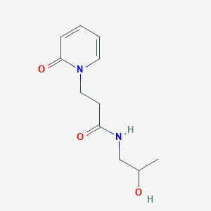 molecular formula C11H16N2O3 B14891693 n-(2-Hydroxypropyl)-3-(2-oxopyridin-1(2h)-yl)propanamide 