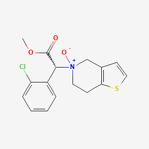 5-((R)-1-(2-Chlorophenyl)-2-methoxy-2-oxoethyl)-4,5,6,7-tetrahydrothieno[3,2-c]pyridine 5-oxide