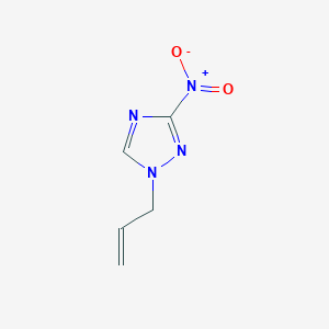 molecular formula C5H6N4O2 B14891729 3-nitro-1-(prop-2-en-1-yl)-1H-1,2,4-triazole 