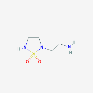 molecular formula C4H11N3O2S B1489176 2-(2-Aminoethyl)-1,2,5-thiadiazolidine 1,1-dioxide CAS No. 1205544-02-0