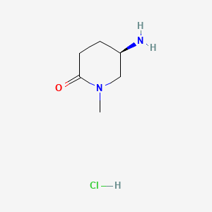 (5R)-5-Amino-1-methyl-piperidin-2-one diHCl