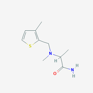 2-(Methyl((3-methylthiophen-2-yl)methyl)amino)propanamide