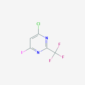 4-Chloro-6-iodo-2-(trifluoromethyl)pyrimidine