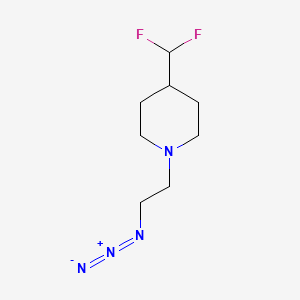 molecular formula C8H14F2N4 B1489186 1-(2-Azidoethyl)-4-(difluoromethyl)piperidine CAS No. 1995245-35-6