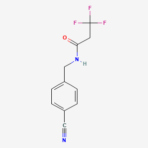 n-(4-Cyanobenzyl)-3,3,3-trifluoropropanamide