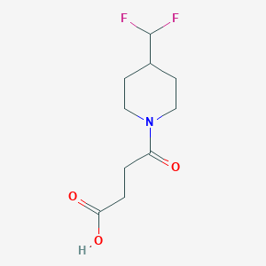 4-(4-(Difluoromethyl)piperidin-1-yl)-4-oxobutanoic acid