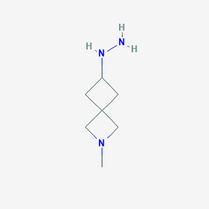 6-Hydrazinyl-2-methyl-2-azaspiro[3.3]heptane