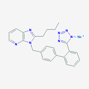 B148919 2-Butyl-3-((2'-(1H-tetrazol-5-yl)biphenyl-4-yl)methyl)-3H-imidazo(4,5-b)pyridine CAS No. 136042-19-8