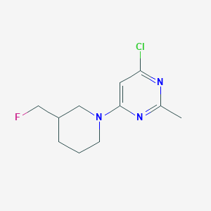 molecular formula C11H15ClFN3 B1489190 4-Chloro-6-(3-(fluoromethyl)piperidin-1-yl)-2-methylpyrimidine CAS No. 2092795-11-2