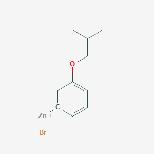 molecular formula C10H13BrOZn B14891913 3-i-ButyloxyphenylZinc bromide 