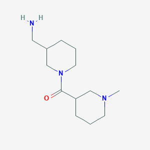 molecular formula C13H25N3O B1489192 (3-(Aminomethyl)piperidin-1-yl)(1-methylpiperidin-3-yl)methanone CAS No. 1579425-97-0