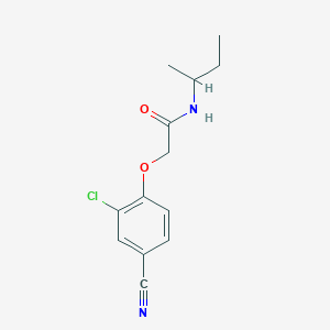 n-(Sec-butyl)-2-(2-chloro-4-cyanophenoxy)acetamide