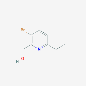 molecular formula C8H10BrNO B14891950 (3-Bromo-6-ethylpyridin-2-yl)methanol 