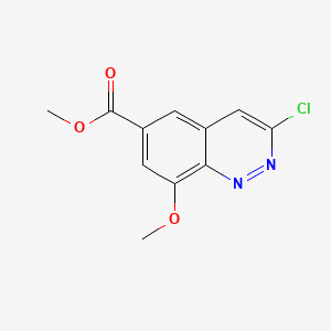 Methyl 3-chloro-8-methoxycinnoline-6-carboxylate